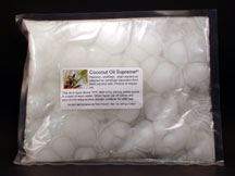 Coconut Oil Supreme™ 1-lb (.5 liter) pouch. 